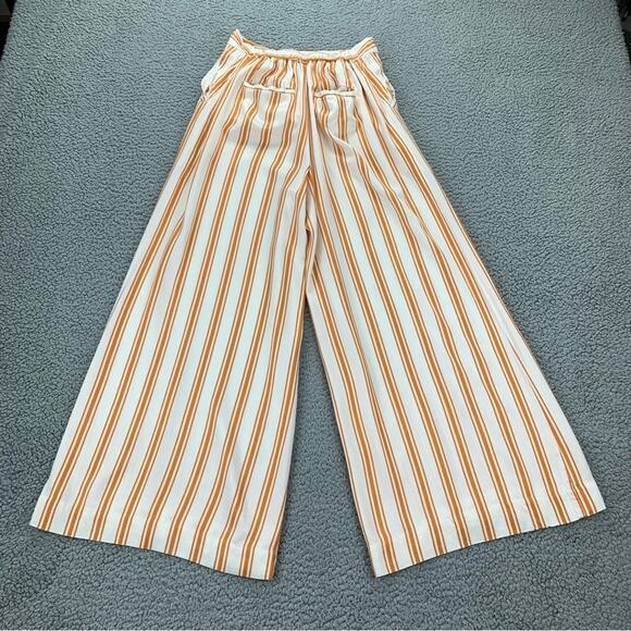 Maeve by Anthropologie Women's Sunshine Wide-Leg Striped Pants  -  Size: 10 - Picture 4 of 16